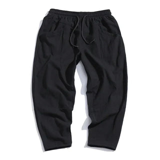 Kyoto Linen Cropped Pants | Lightweight & Breathable Trousers Men